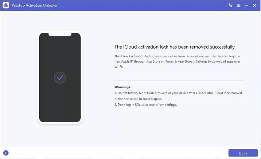 Passfab Activation Unlocker Software For MacOS X Passfab Activation Unlocker Removed Activation Lock Win