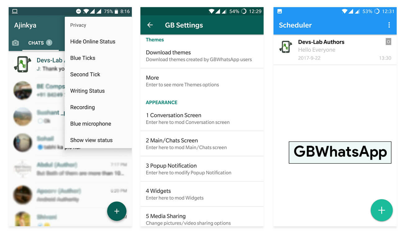 Gbwhatsapp Whatsapp Plus Free Download Gbwhatsapp Whatsapp Plus Features