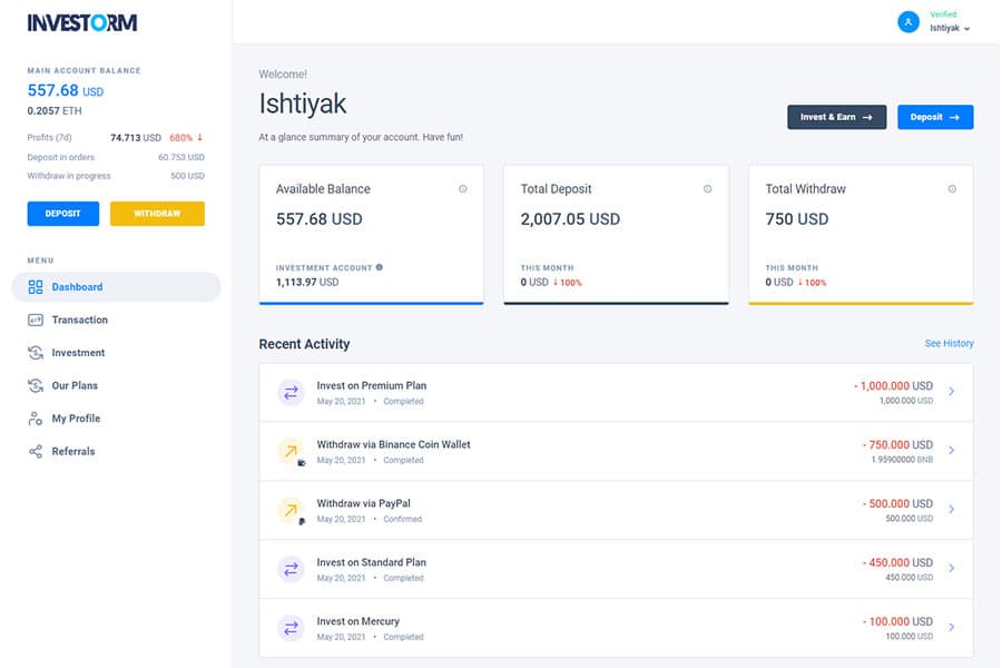 Investorm Advanced HYIP investment management free download