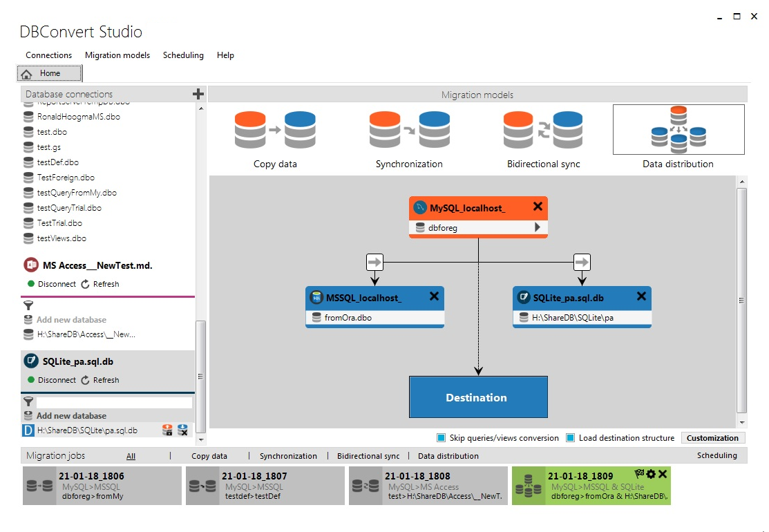 DBConvert Studio AIO For Windows Free Download v3.0.6 Best Database Migration and Synchronization Tool DBConvert Studio Free Download with