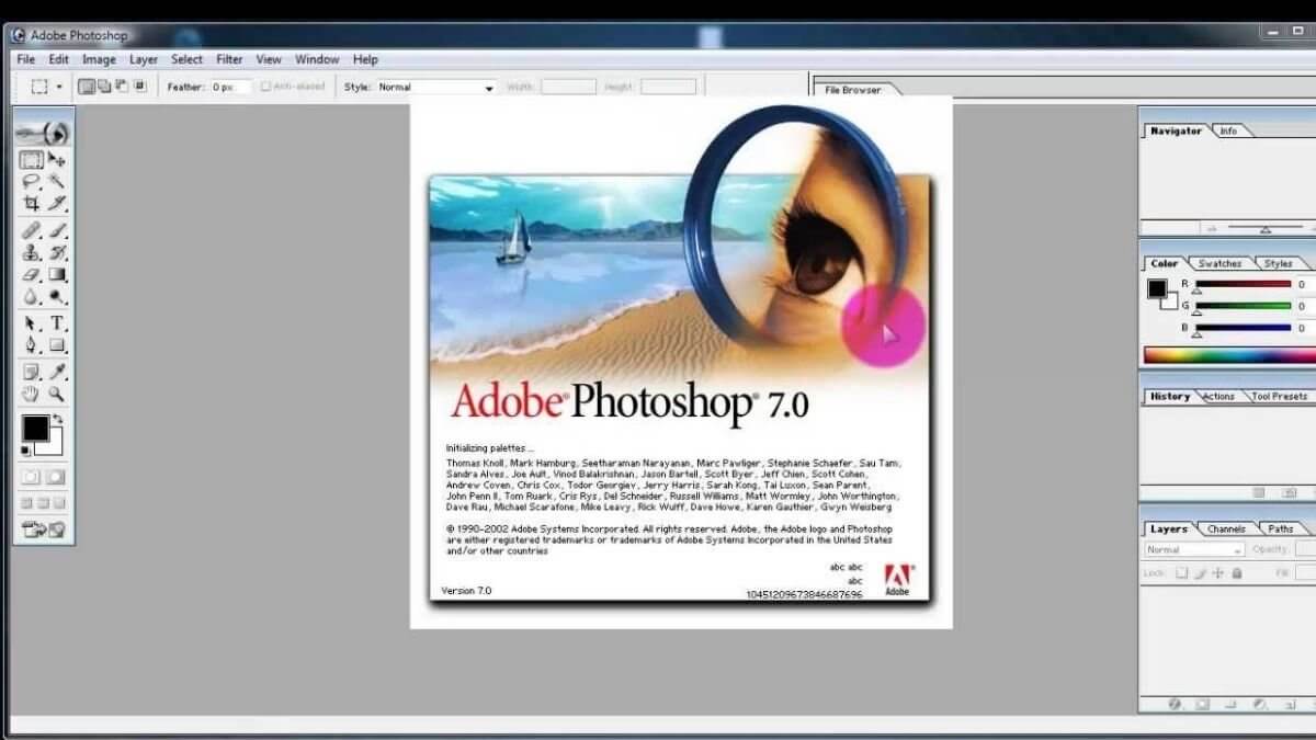 Adobe Photoshop 7 For Windows Free Download v7.0 Best Free Photo, Image & Design Editing Software Adobe Photoshop 7 With keys For Windows Free Download