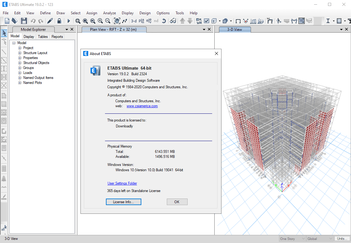 CSI ETABS Ultimate 2018 For Windows Free Download v18.1.1 Structural Analysis and design of Buildings Software CSI ETABS Ultimate 2018 For Windows Free Download Full Version