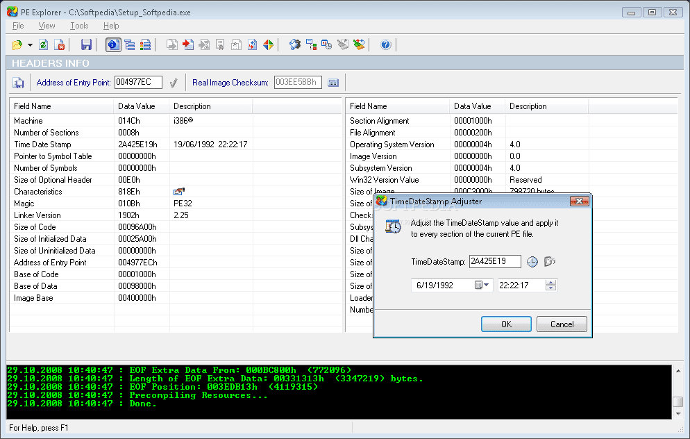 Heaventools PE Explorer Windows v1.99 R6 Best EXE File ,DLL File Editor and Viewer Software PE Explorer Software Full Version For Windows Free Download