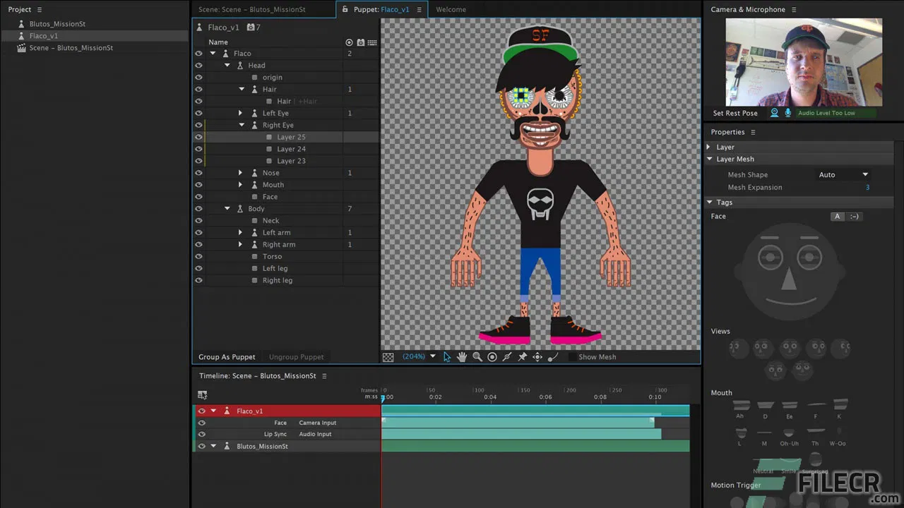 Adobe Character Animator 2023 For Windows v23.6.0.58 Best Motion Capture Animation Software Adobe Character Animator 2023 Free Download