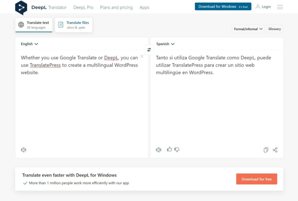 DeepL Pro For Windows Free Download