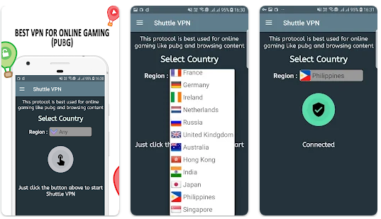 Shuttle VPN Premium Apk v2.9 build 217 Best Fast and Secure VPN App Shuttle VPN Premium Apk Mod Version