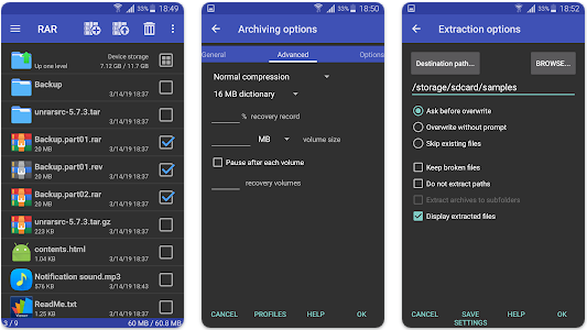 RAR For Android Premium Apk v6.20 Best RAR File Extractor or Unarchiver RAR App Rar For Android Premium free Download
