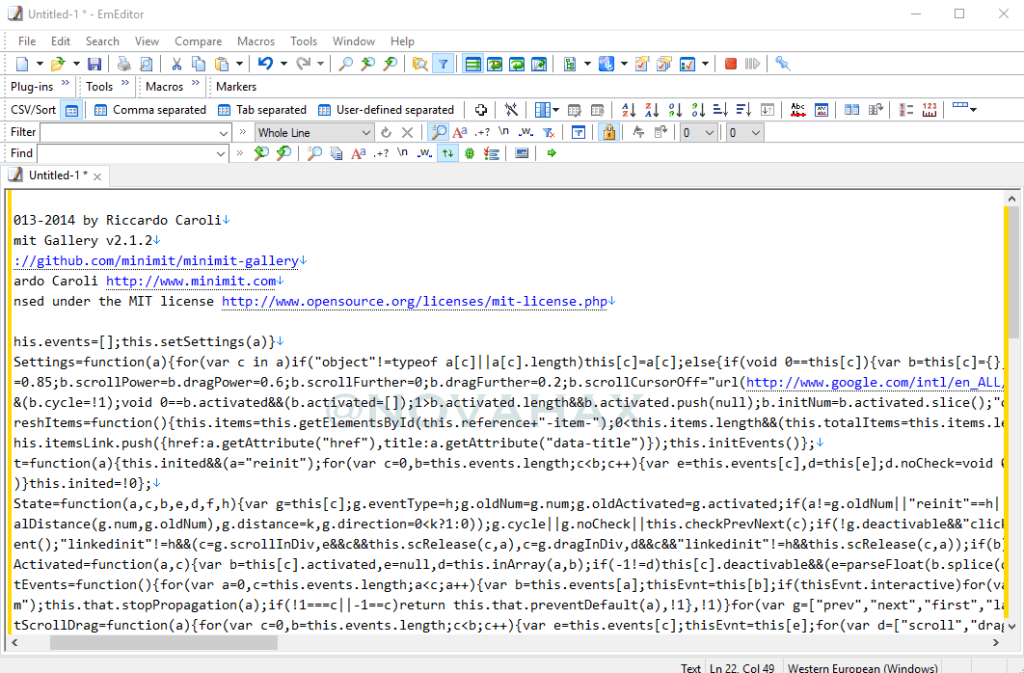 Emurasoft EmEditor Pro For Windows Free Download v22.1.1 Text, Javascript, VBScript Editor Software Emurasoft EmEditor Pro Full Version Download