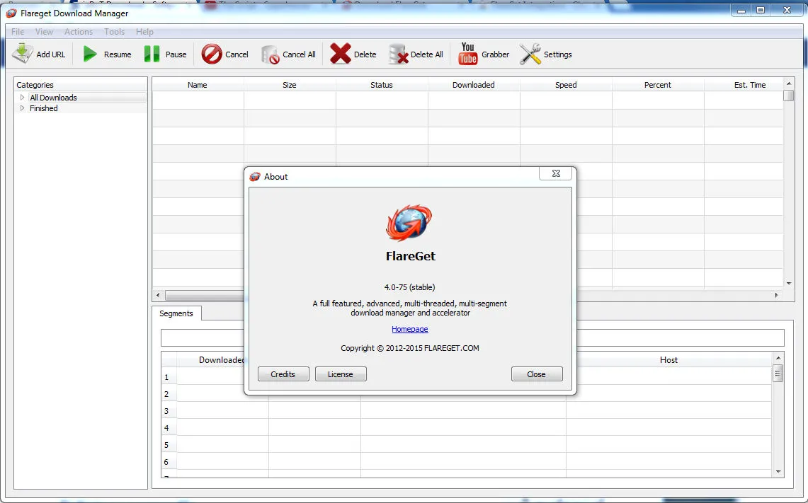 FlareGet Pro For Windows v5.2.4 IDM Alternative Internet Downloader Manager Software FlareGet Pro For Windows Free Download Full Version Working