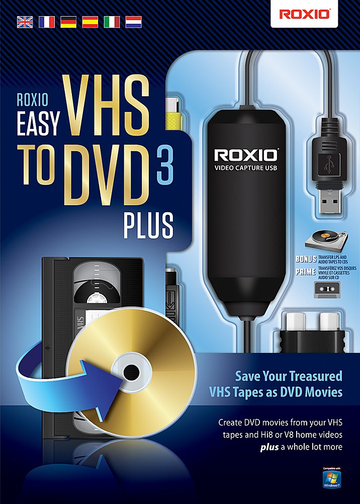 Download Roxio Easy VHS to DVD Plus For Windows Free Download