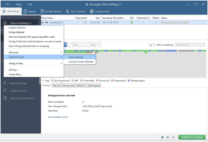 Auslogics Disk Defrag With keys Crack 