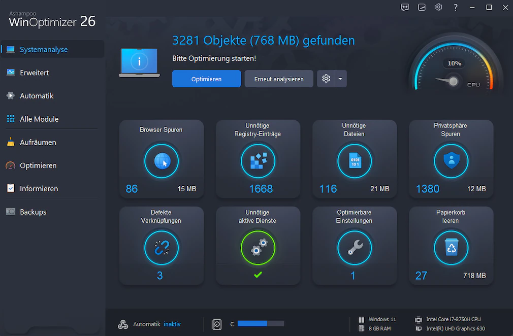 Ashampoo WinOptimizer 26 Full Version Free Download
