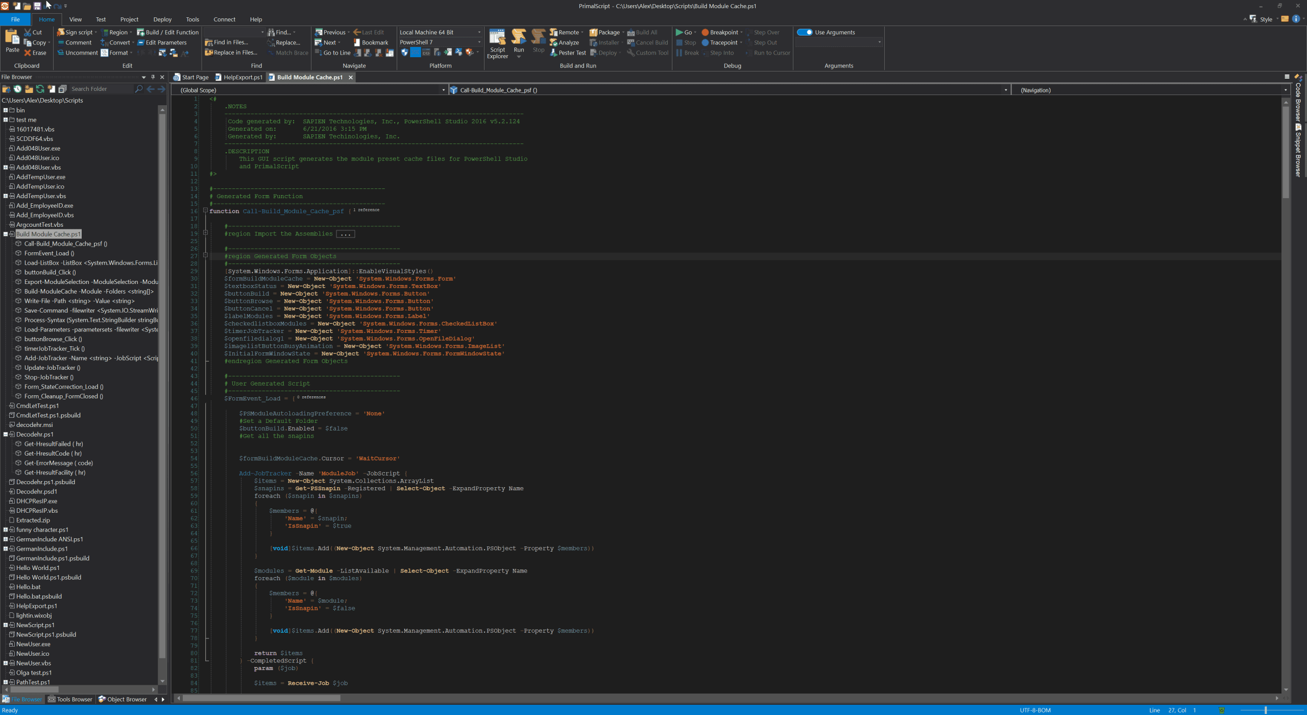 SAPIEN PrimalScript 2025 For Windows v8.1.218 Scripting and Debugging for PowerShell, VBScript, HTML SAPIEN PrimalScript 2023 Download Free For Windows Free Download
