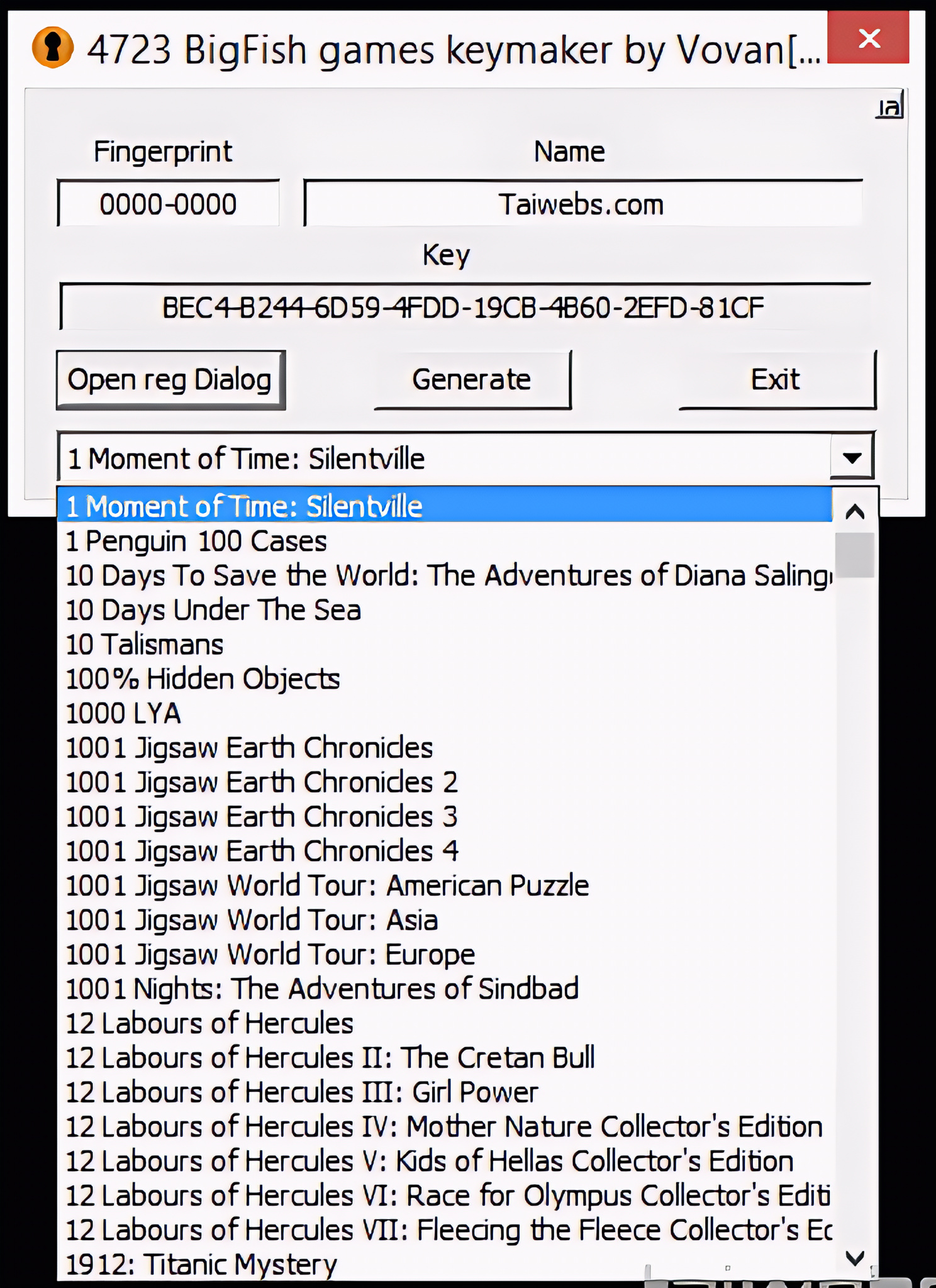 BigFish Games Universal Keygen Free Download