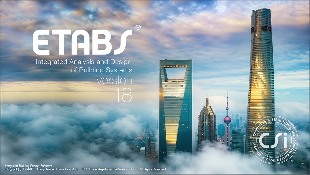 CSI ETABS Ultimate 18 For Windows v18.1.1 Structural Analysis and design of Buildings Software CSI ETABS Ultimate 2018 Free Download Full Version