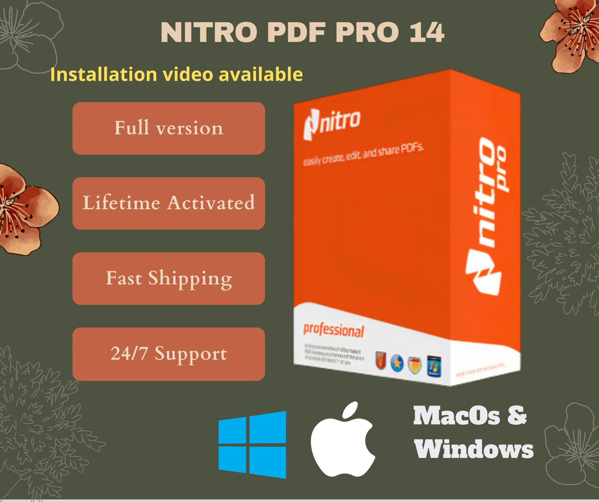 Nitro PDF Pro - Latest version 14.0.1 with all features