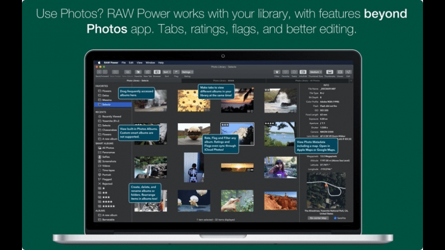 RAW Power For Mac