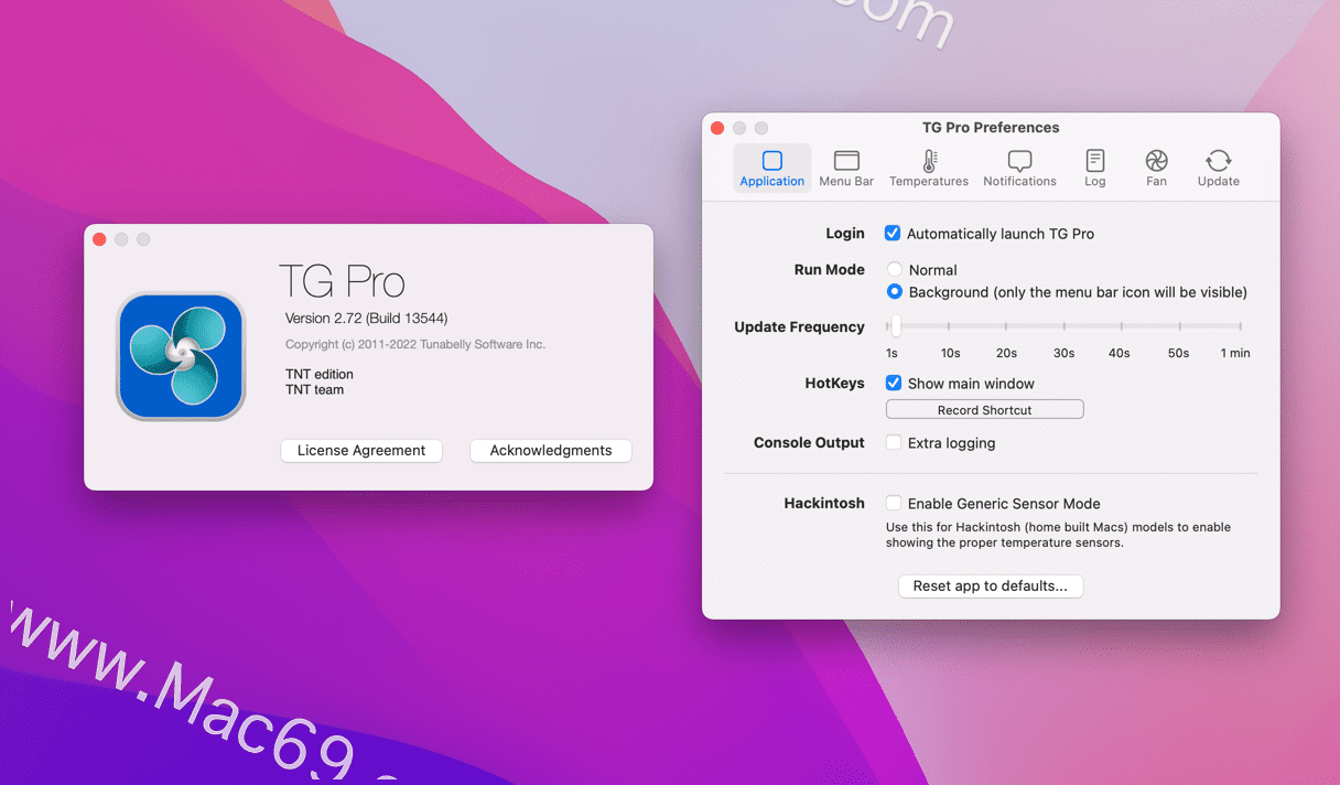 TG Pro For Mac