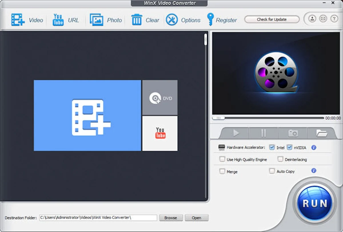 WinX HD Video Converter For Mac