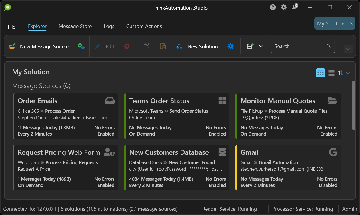 ThinkAutomation Studio Professional Edition v5.0.1040.2 Best Workflow Automation Design Software ThinkAutomation Studio Professional, ThinkAutomation Studio, Workflow Automation Software, Automation Design Tool, Real-time Message Flow Monitoring, Custom Actions Configuration, ThinkAutomation For Business Processes, Professional Automation Software, Automation Testing Hub, ThinkAutomation Studio Download, Automate Workflows In Real Time, Custom Workflow Automation, Process Automation Tool, ThinkAutomation Message Flow Management, Workflow Automation For Professionals, Automation Software For Businesses