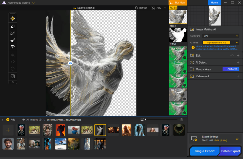 AIArty Image Matting v2.3 The State-Of-The-Art AI Image Matting Software for Your AIPC Advanced Alpha Matting Tool For Photographers, Advanced Image Separation Software Using Ai Technology, Ai Image Processing For Accurate Image Matting, Ai-based Intelligent Image Matting Tool For Editors, Ai-powered Image Editing Software For Creatives, Aiarty Advanced Image Matting Software For Professionals, Aiarty Image Enhancer Software For Photo Clarity, Alpha Matting Software For Precise Edge Editing, Background Removal Software For Detailed Editing, Detailed Image Matting Software For Design Projects, Foreground-background Blending Tool For Seamless Edits, Image Matting For Complex Hair And Fur Details, Image Matting For Transparent Objects In Photos, Precise Image Background Remover With Ai Support, Professional Background Removal Tool With Smart Detection, Seamless Foreground Blending Tool For Photo Manipulation, Transparent Object Matting Software With Deep Learning