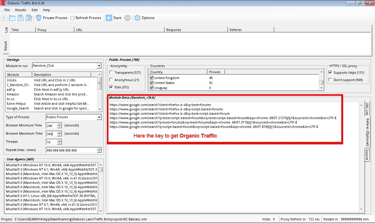 Diabolic Traffic Bot Full Edition Full Version