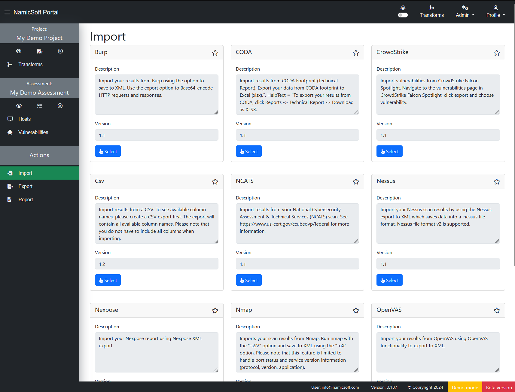 NamicSoft Portal Enterprise v1.6.0 Help to Creating Reports with Nessus, Burp, OpenVAS, Qualys Automated Security Reports For Compliance Management, Burp Suite Reporting For Cybersecurity Professionals, Customizable Report Templates For Cybersecurity Solutions, Cybersecurity Reporting For Windows Desktop Security, Cybersecurity Solutions For Vulnerability Scan Reporting, Download Namicsoft Portal Enterprise Full Version For Windows, Excel Export Tool For Security Data Reporting, Namicsoft Alternative For Security Report Generation, Namicsoft Portal Enterprise Free Download With Activation Code, Namicsoft Portal Enterprise Free Download With License Keys, Namicsoft Scan Report Assistant For Vulnerability Management, Nessus Report Tool With Customizable Templates, Network Security Reporting With Automated Data Export, Openvas Reporting With Automated Report Generation, Professional Report Generator For Scan Tool Integration, Qualys Report Automation For Security Compliance, Report Automation Tool For Cybersecurity Reporting, Report Generation Software For Cybersecurity Professionals, Scan Tool Integration For Automated Security Reports, Security Compliance Software For Windows Systems, Security Data Export For Vulnerability Management, Security Report Generator For Nessus Scans, Security Scan Software For Network Protection, Sqlite Export Software For Vulnerability Scans, Vulnerability Assessment Tool With Excel Export, Vulnerability Management Platform With Customizable Reports, Vulnerability Management Software For Windows Security, Vulnerability Scan Reporting For Windows Desktop, Windows Report Automation For Network Security, Windows Security Software With Vulnerability Assessment, Windows Vulnerability Management With Report Automation