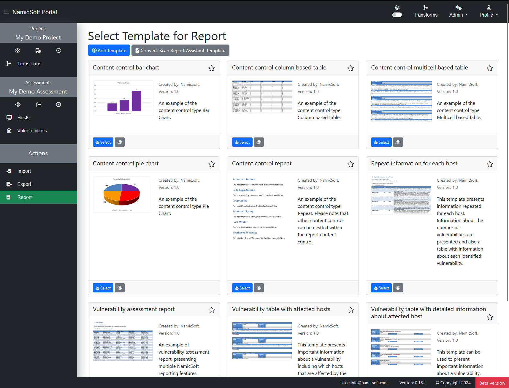 NamicSoft Portal Enterprise v1.6.0 Help to Creating Reports with Nessus, Burp, OpenVAS, Qualys Automated Security Reports For Compliance Management, Burp Suite Reporting For Cybersecurity Professionals, Customizable Report Templates For Cybersecurity Solutions, Cybersecurity Reporting For Windows Desktop Security, Cybersecurity Solutions For Vulnerability Scan Reporting, Download Namicsoft Portal Enterprise Full Version For Windows, Excel Export Tool For Security Data Reporting, Namicsoft Alternative For Security Report Generation, Namicsoft Portal Enterprise Free Download With Activation Code, Namicsoft Portal Enterprise Free Download With License Keys, Namicsoft Scan Report Assistant For Vulnerability Management, Nessus Report Tool With Customizable Templates, Network Security Reporting With Automated Data Export, Openvas Reporting With Automated Report Generation, Professional Report Generator For Scan Tool Integration, Qualys Report Automation For Security Compliance, Report Automation Tool For Cybersecurity Reporting, Report Generation Software For Cybersecurity Professionals, Scan Tool Integration For Automated Security Reports, Security Compliance Software For Windows Systems, Security Data Export For Vulnerability Management, Security Report Generator For Nessus Scans, Security Scan Software For Network Protection, Sqlite Export Software For Vulnerability Scans, Vulnerability Assessment Tool With Excel Export, Vulnerability Management Platform With Customizable Reports, Vulnerability Management Software For Windows Security, Vulnerability Scan Reporting For Windows Desktop, Windows Report Automation For Network Security, Windows Security Software With Vulnerability Assessment, Windows Vulnerability Management With Report Automation