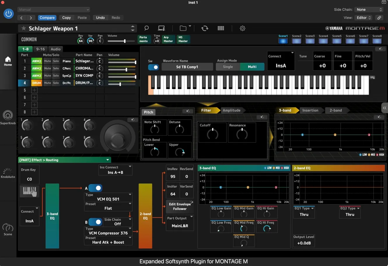 Downlaod Yamaha Expanded Softsynth Plugin for MONTAGE M with crack