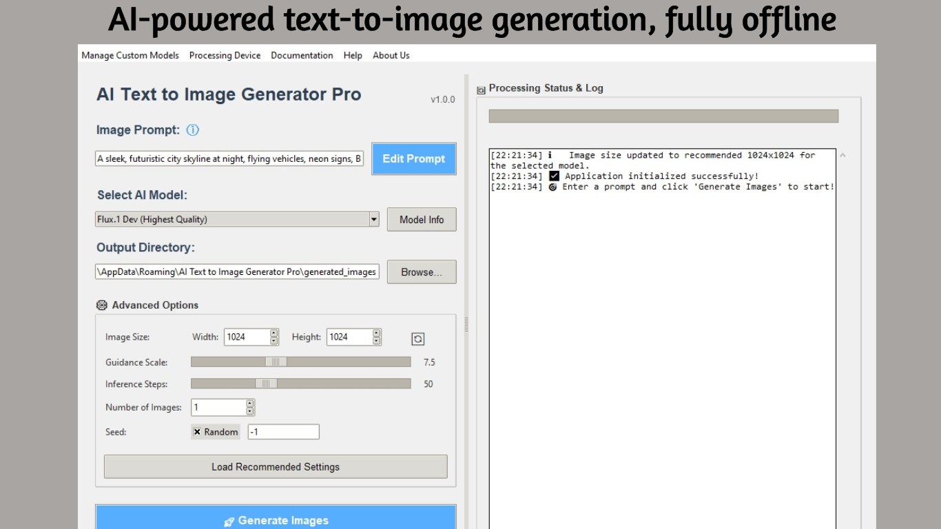 Download AI Text To Image Generator Pro full Version